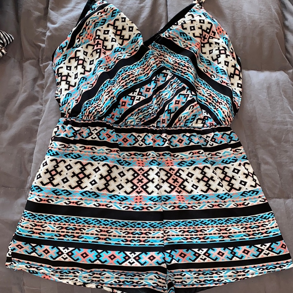 Forever 21 Tribal print romper